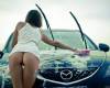 Mazda и шикарная попка